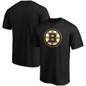 Boston Bruins Team Primary Logo T-Shirt – Black