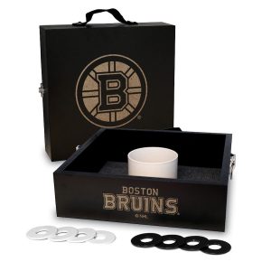 Boston Bruins Onyx Stained Washer Toss Game Set