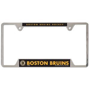 Boston Bruins WinCraft Primary Logo Metal License Plate Frame