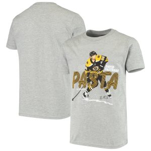 David Pastrnak Boston Bruins Youth Localized Player T-Shirt