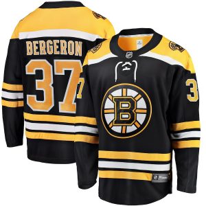 Patrice Bergeron Boston Bruins Breakaway Player Jersey – Black